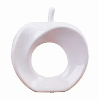 Apple White Ермакова Керамика Скульптура животных Слон фарфоровые украшения олень ремесла художественная Статуэтка домашний офис настольные украшения подарок - Цвет: Apple White