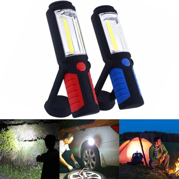 

Hot Sale 2Pcs Handheld Rechargeable LED Lamp 3W Torch with Magnet for Outdoor Camping G66
