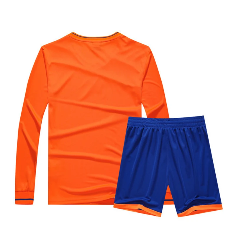 Настраиваемая Осенняя футболка с длинными рукавами для мальчиков и мужчин; комплект детской футбольной формы; Детские женские спортивные костюмы; спортивные костюмы