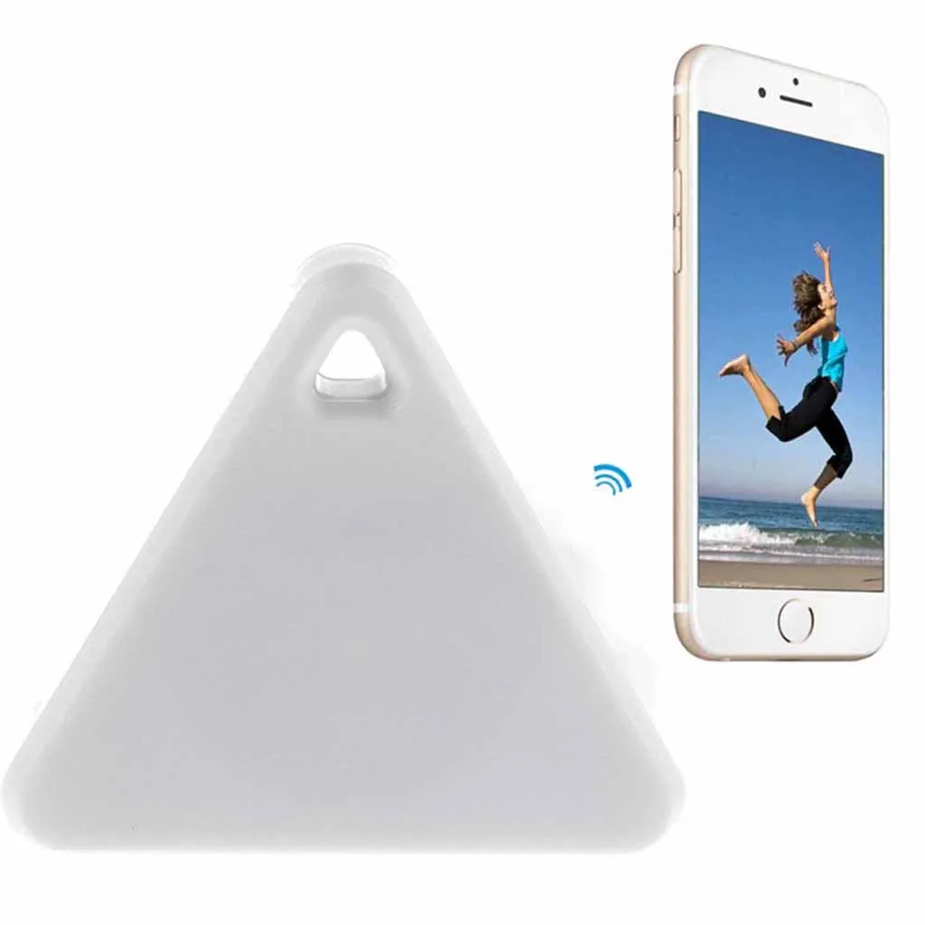 

White Wireless Bluetooth Smart Mini Tag Tracker Pet Wallet Key Finder GPS Locator Portable