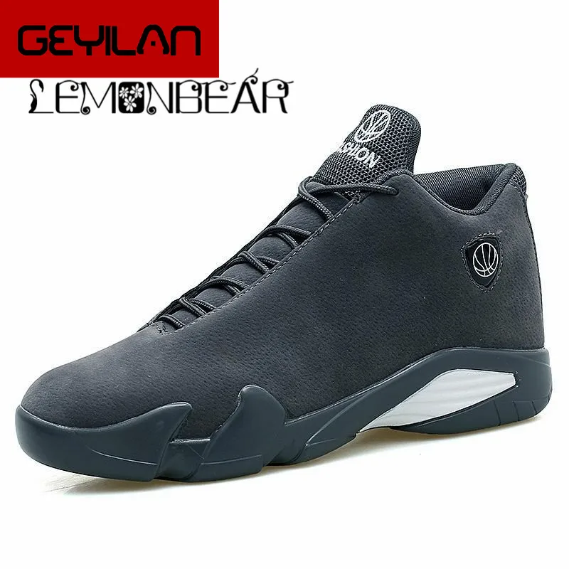 

Fashion casual shoes men's breathable spring summer autumn winter men's sports shoes bouncing outdoor shoes Suede high-top shoes