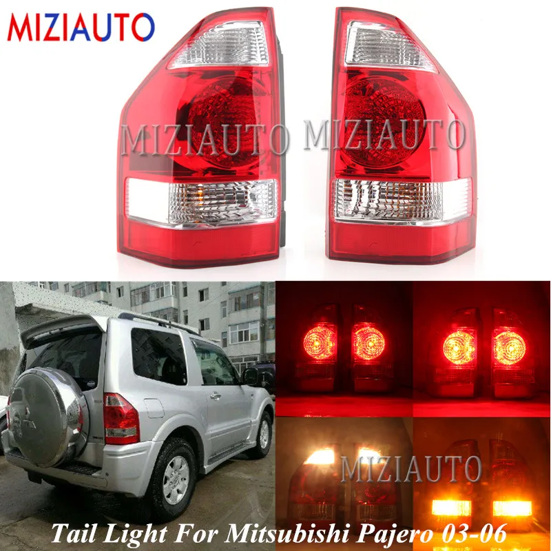 Хвост светильник для Mitsubishi Pajero 2003 2004 2005 2006 задний фонарь Предупреждение Бампер