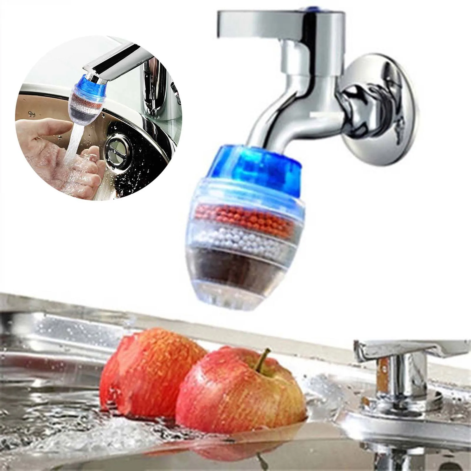 Purificador de agua para grifo de cocina, accesorios para el hogar, filtro purificador de agua de carbón activado, filtración # y30