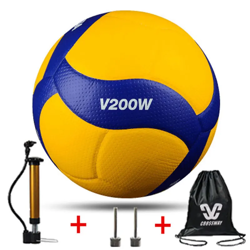 Стиль, высокое качество, волейбол V200W, Профессиональная игра для соревнований, волейбол 5, Крытый волейбол, Подарочный насос+ игла+ сумка - Цвет: V200W-2