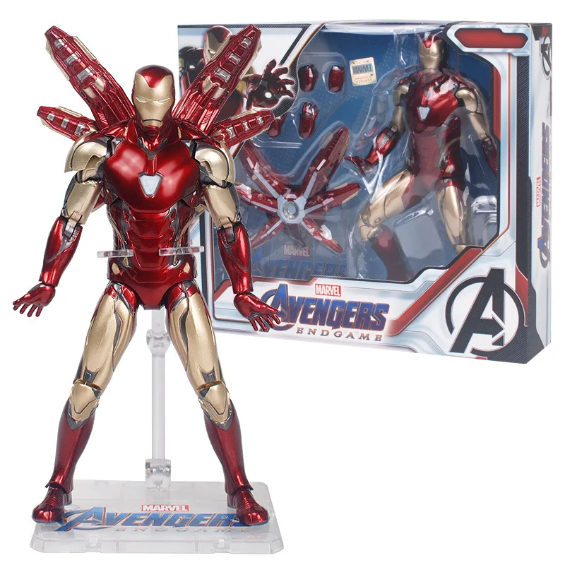 Фигурка героя фильма Marvel Мстители: финал танос Человек-паук Халк Железный