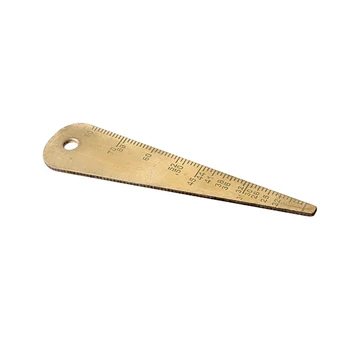

Portable Metal Taper Guage Feeler Gauges Ruler Caliber Measuring Tools