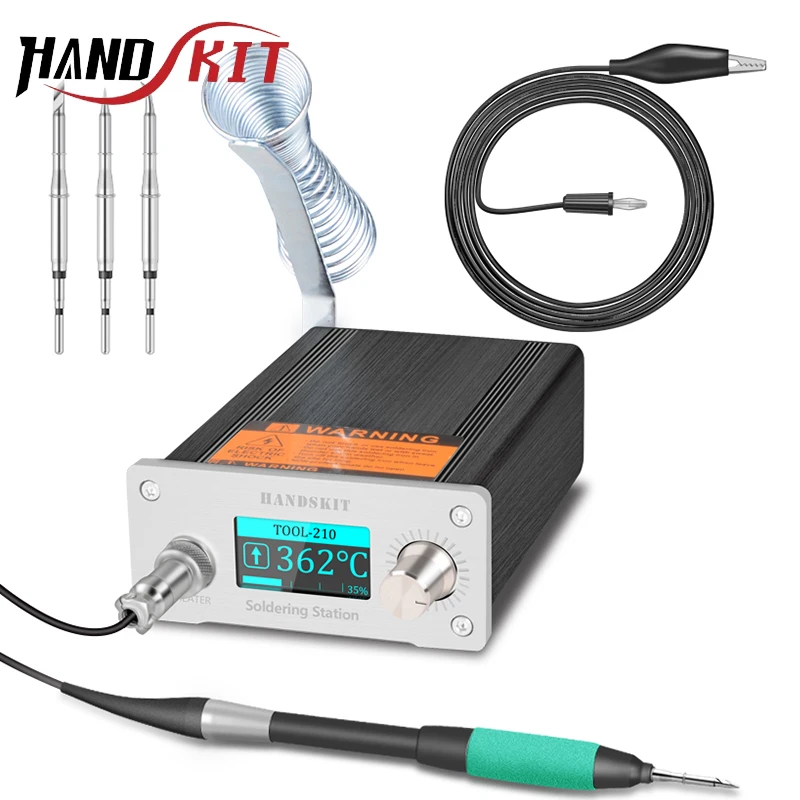 T115 Soldering Station Portable Mini Rework Station Compatible JBC 115 Tip 1-1.5s Quick Heating Micro Electronic Repair Welding t210a soldering station oled digital adjustment auto sleep 1s 1 5s quick heating jbc 210 micro electronic repair welding tools