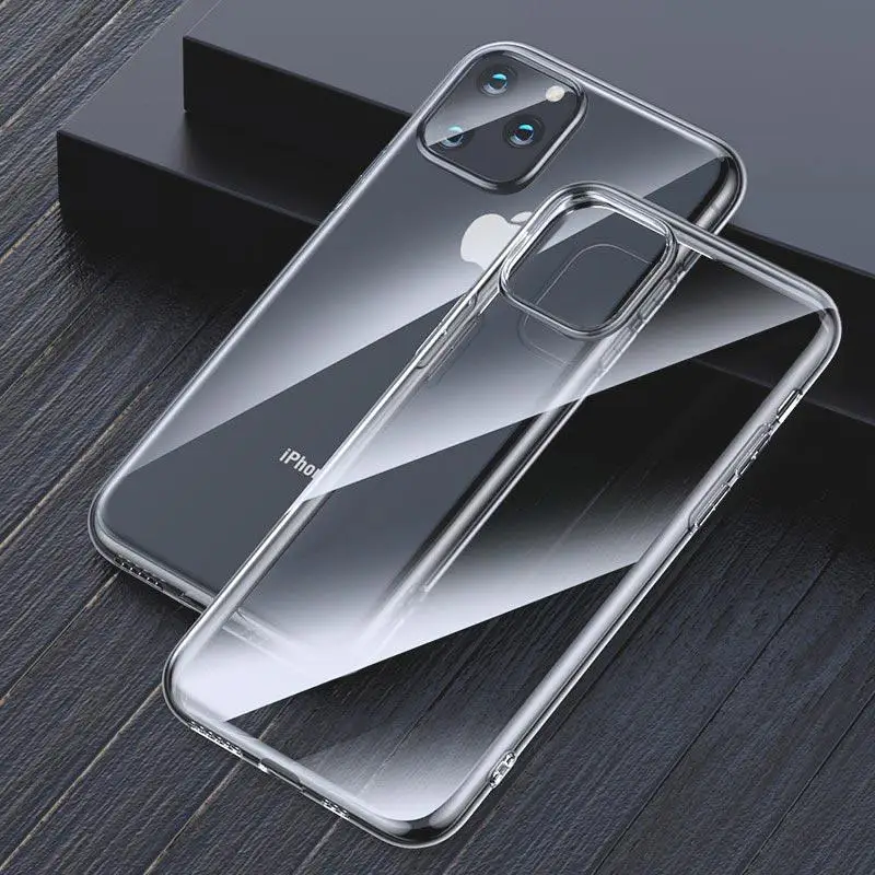 

For iPhone 11 2019 Case Slim Clear Soft TPU Cover Support Wireless Charging for iPhone 11 Pro Max 5.8inch 6.1inch 6.8inch New