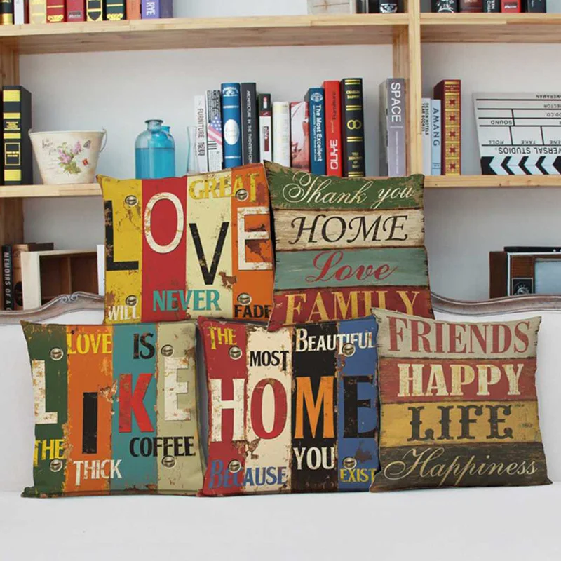 SOLEDI LOVE HOME Creative Sofa Cushion Cover Office Car Bar Cartoon Throw Pillow Cases Bedding Hotel 45*45cm Chair Bedroom