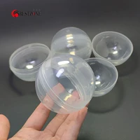 50Pcs/Lot Diameter 75MM Transparent Empty Plastic Capsules Toy Balls Container Shell For Vending Machine Beautiful And Strong 1
