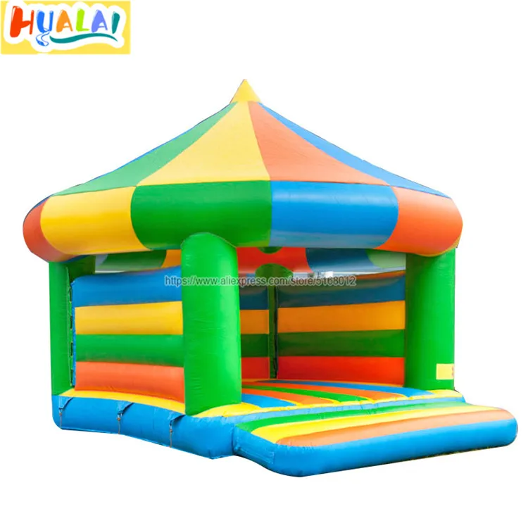 

kids inflatable bouncer castle trampoline blower jumping combo house amusement park durable sewn PVC 6X5.5X5M free shipping