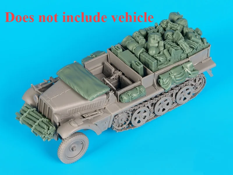 1:35 scale resin die-cast armored vehicle tank chariot parts modification does not include unpainted tank model 35763