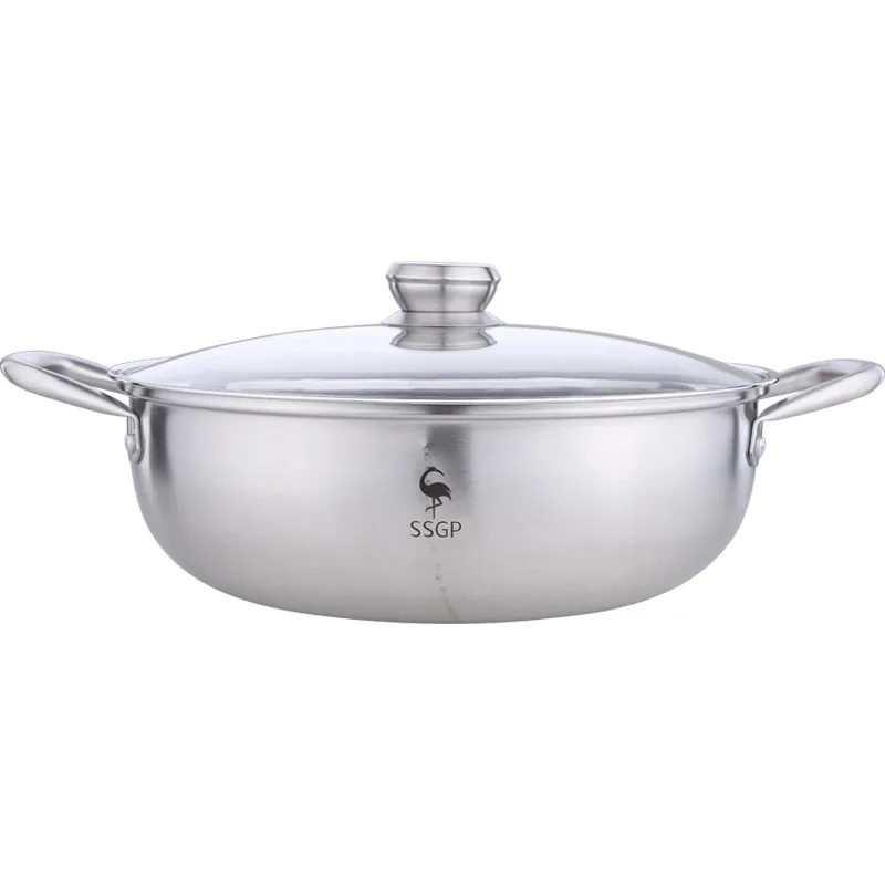 304不锈钢火锅锅具鸳鸯火锅带盖涮锅加厚家用清汤锅商用电磁炉盆_5