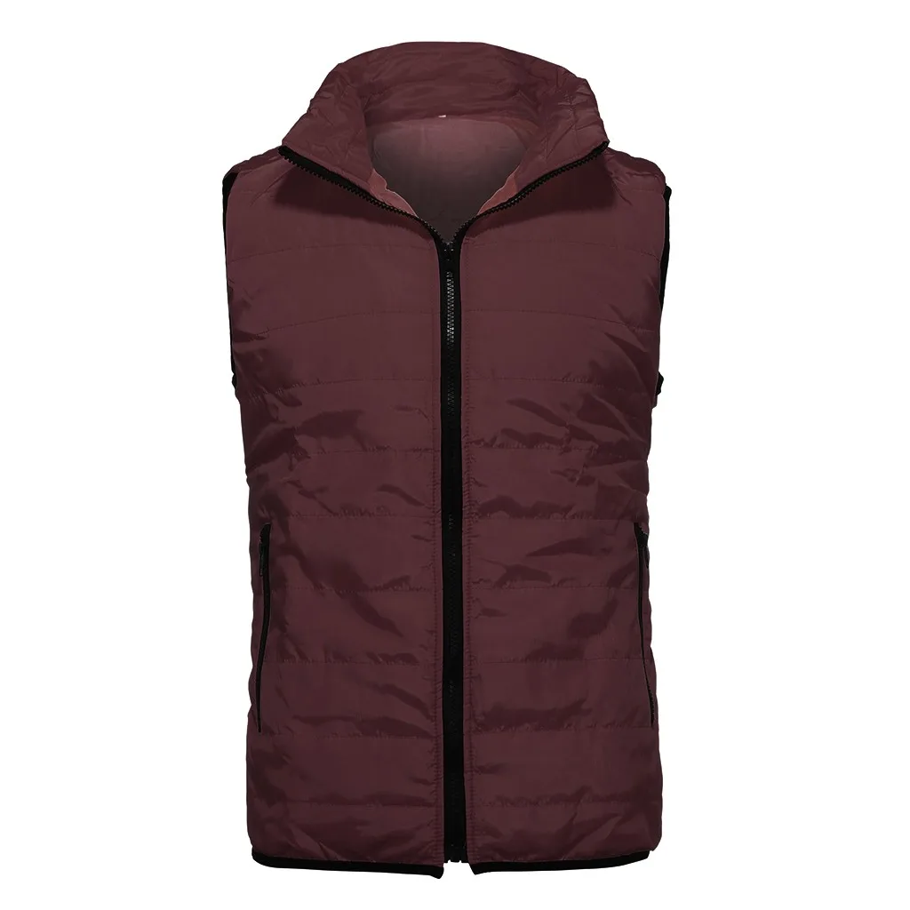 KLV мужские жилеты на весну и зиму, мужские модные куртки без рукавов, мужские жилеты с хлопковой подкладкой, мужские утепленные Брендовые жилеты 3XL, 9107