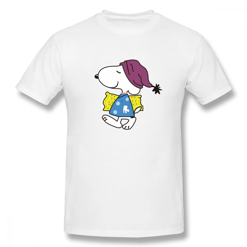 

A Happy Dog Casual O-Neck Men's Basic Short Sleeve T-Shirt 100% Cotton Tee Shirt Printed