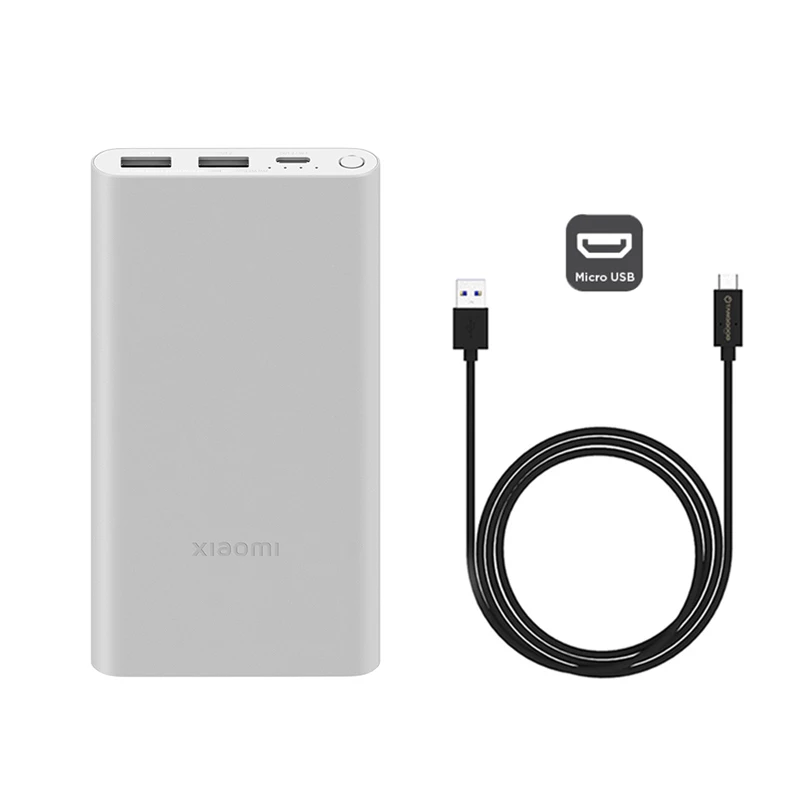 portable phone charger Xiaomi Power Bank 3 10000mAh 22.5W PB100DZM Type C QC3.0 PD Two way Fast Charging Mi Powerbank 10000 Portable Charger Poverbank best power bank brand Power Bank