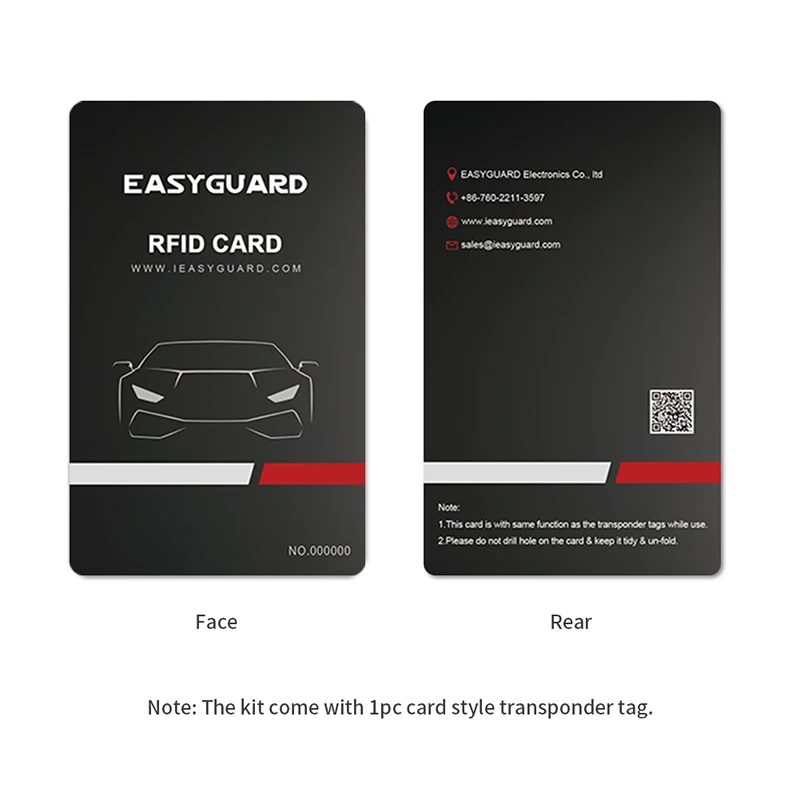 Easyguard высокое качество RFID Автомобильная сигнализация с кнопкой пуска и