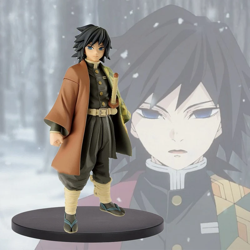 Аниме Demon Slayer Kimetsu No Yaiba Kamado Tanjirou Agatsuma Zenitsu Модель ПВХ фигурка игрушки 15 см