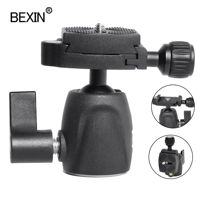 Mini Panoramic 360 Camera Head Rotation with Quick Release Plate Ball ...