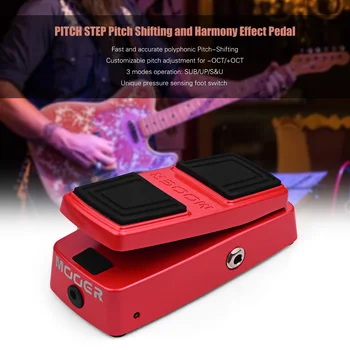 

MOOER PITCH STEP Pitch Shifting and Harmony Effect Pedal Pressure Sensing Switch True Bypass Full Metal Shell
