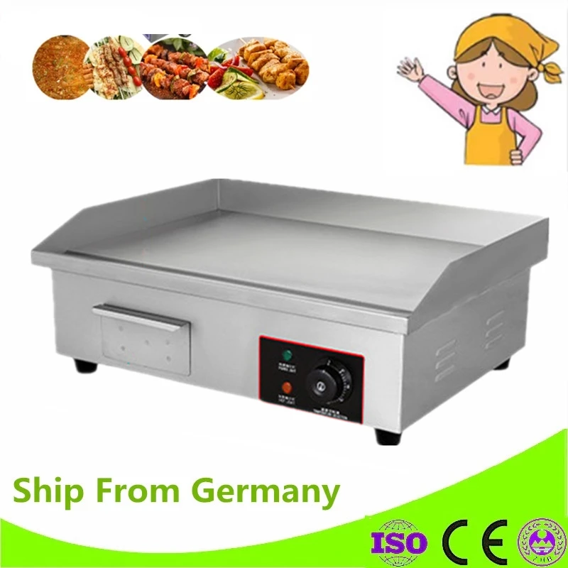 110V/220V Commercial Electric Grill With Temperature Control Convenient
