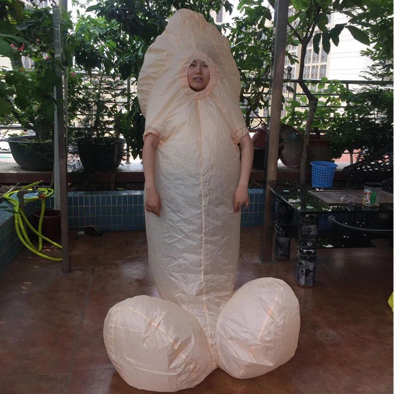 AirSuits Giant Inflatable Willy Penis Fancy Dress King Ding Costume (1)