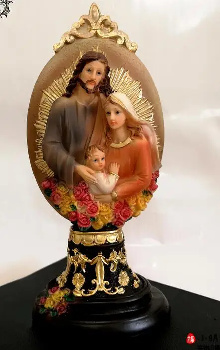 Ангел Христос Иисус Дева Мария Джозеф святая семья три благословенных статуи