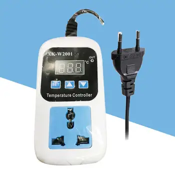 

AC 110-220V Digital Thermostat Regulator Temperature Controller Electrical socket Outlet -50~110C + NTC Sensor KT3008 KT3009