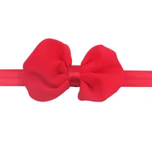 Повязка на голову с бантом; Детские аксессуары для волос; головной убор; лента для волос в европейском и американском стиле; 12 цветов