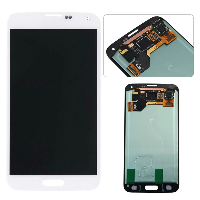 Супер AMOLED Замена для samsung GALAXY S5 G900 G900F ЖК-дисплей кодирующий преобразователь сенсорного экрана в сборе+ Инструменты