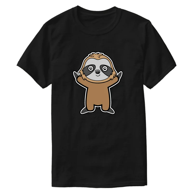 

Casual Funny Sloth Tshirt For Men 2020 Sunlight Plus Size 3xl 4xl 5xl Slim Men T Shirt Loose Humorous Hip Hop