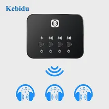 KEBIDU мульти-пара от 1 до 3 оптический передатчик Bluetooth v4.1 для ТВ Dual Link Беспроводной музыкальный аудио адаптер для наушников/динамика