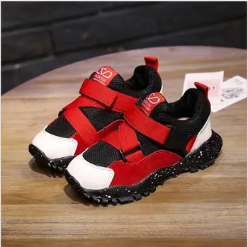 

New Children Casual Shoes For Girls Boys Sneakers Kids Pu Breathable Sports Shoes Baby Toddler Outdoor Sneakers 27-37