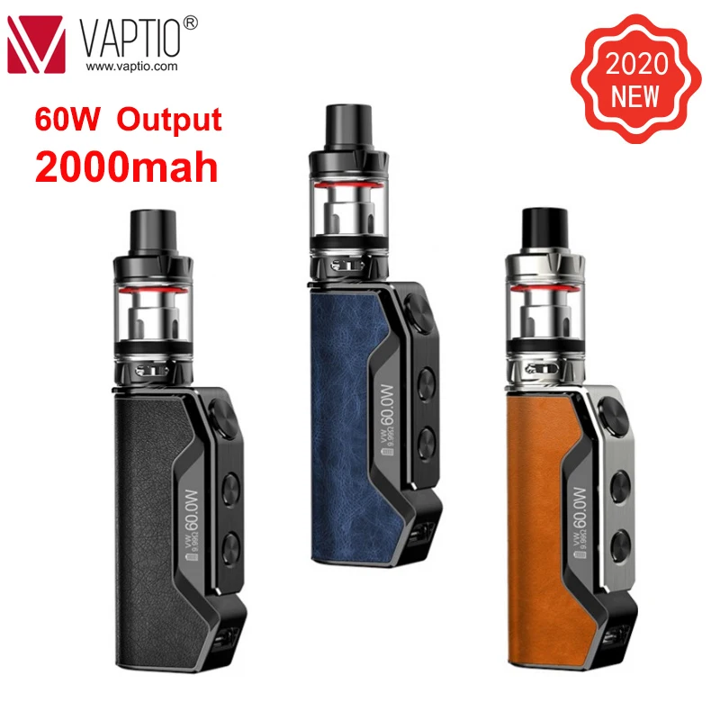 Vape 60W Оригинальный Vaptio Fragg 60 набор 0 69 дюймовый экран 2000mAh Встроенный аккумулятор