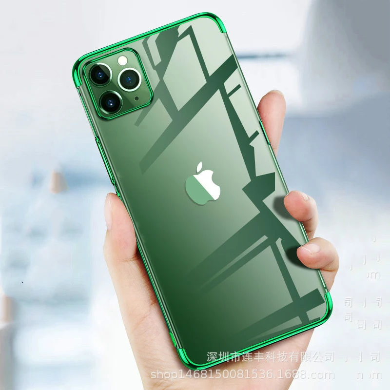 Роскошный противоударный силиконовый чехол для телефона для iPhone 7 8 6 6S Plus 7 Plus 8 Plus XS Max XR 11 чехол Прозрачная защитная задняя крышка