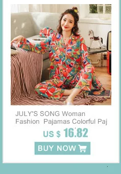 JULY'S SONG женские пижамные комплекты фланелевые осенне-зимние теплые пижамы с рисунками животных пижамы с кошками женские пижамы Женская домашняя одежда