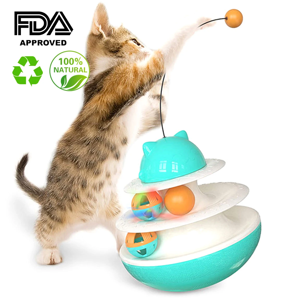 Cat Fancy Toy Track Ball Cat Toy Cat Toy Turntable CT-003