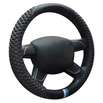 

Car Steering Wheel Cover Anti-slip Breathable Sweat Absorption Automobile Parts Dropship