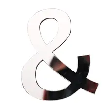 Дропшиппинг украшение дома акриловое зеркало слово Eva английские буквы украшения креативные съемные наклейки на стену