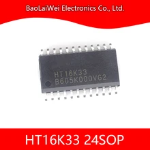 5 pièces HT16K33 20SOP 24SOP 28SOP Composants Électroniques Circuits Intégrés RAM Cartographie 16x8 LED DE CONTRÔLE Pilote Avec keyscan