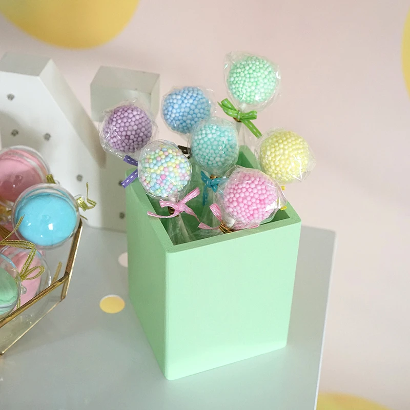 

Cute fake props candy macarons lollipops children photography simulation snack props