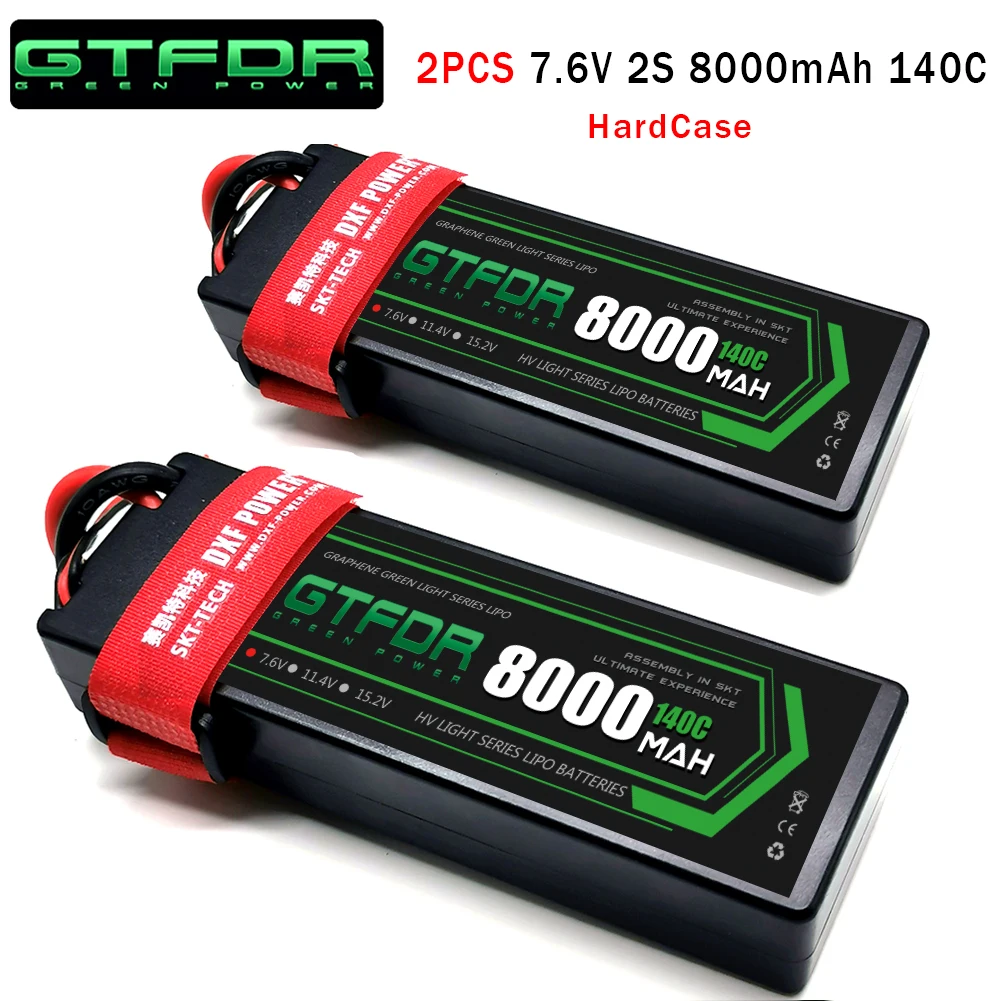 

2017 2PCS DXF Good Quality Rc Lipo Battery 2S 7.4V 2700mah 20C Max 30C for Wltoys 12428 12423 1:12 RC Car Spare parts