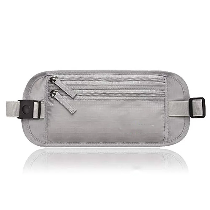 

Customizable NFC/RFID Anti-theft Pocket Anti-Interference Electromagnetic Shielded Travel Multi-functional Close Fit Waist Bag
