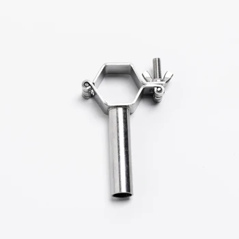 

25mm - 76mm Hexagonal Tubing Hanger 304 Stainless Steel Pipe Holder Pipe Clamp Pipe Hanger SMS Pipe Clamp For Homebrew