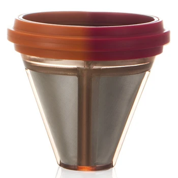 

Pour over Coffee Dripper Stainless Steel Slow Drip Coffee Filter Metal Cone Paperless Reusable Single Cup Coffee Maker