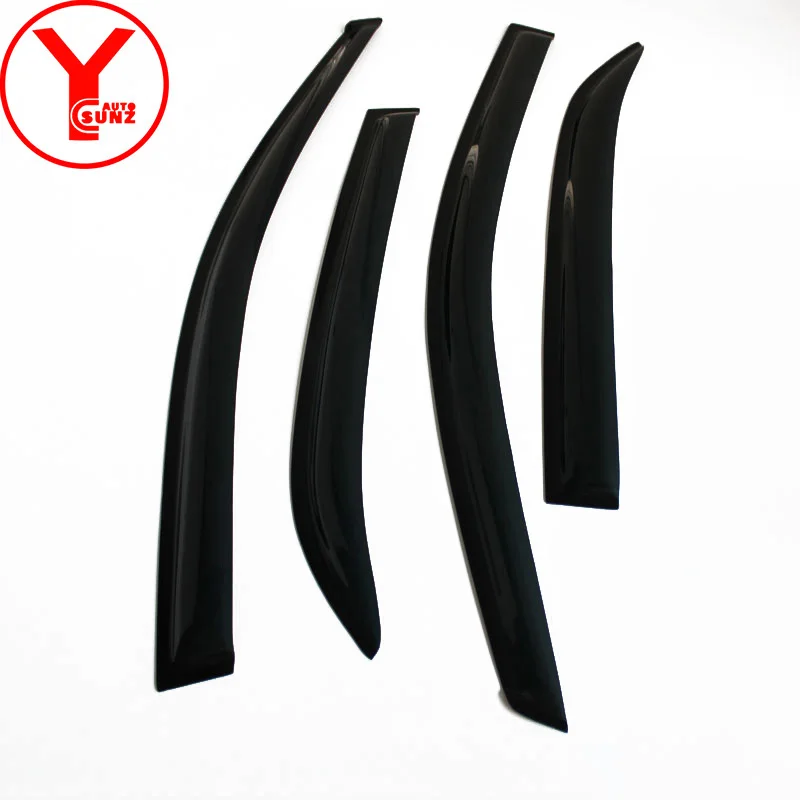 ABS side window deflectors wind deflector shields visor for toyota corolla altis corolla 2014 2015 accessories YCSUNZ