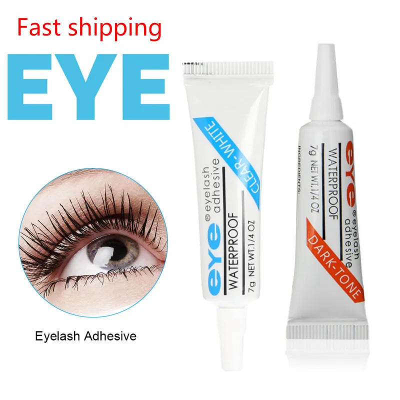 1PC False Eyelash Glue Waterproof Eye Lash Cosmetic Tools Colle Faux Cil Eyelashes Makeup Adhesive Fake | Красота и здоровье