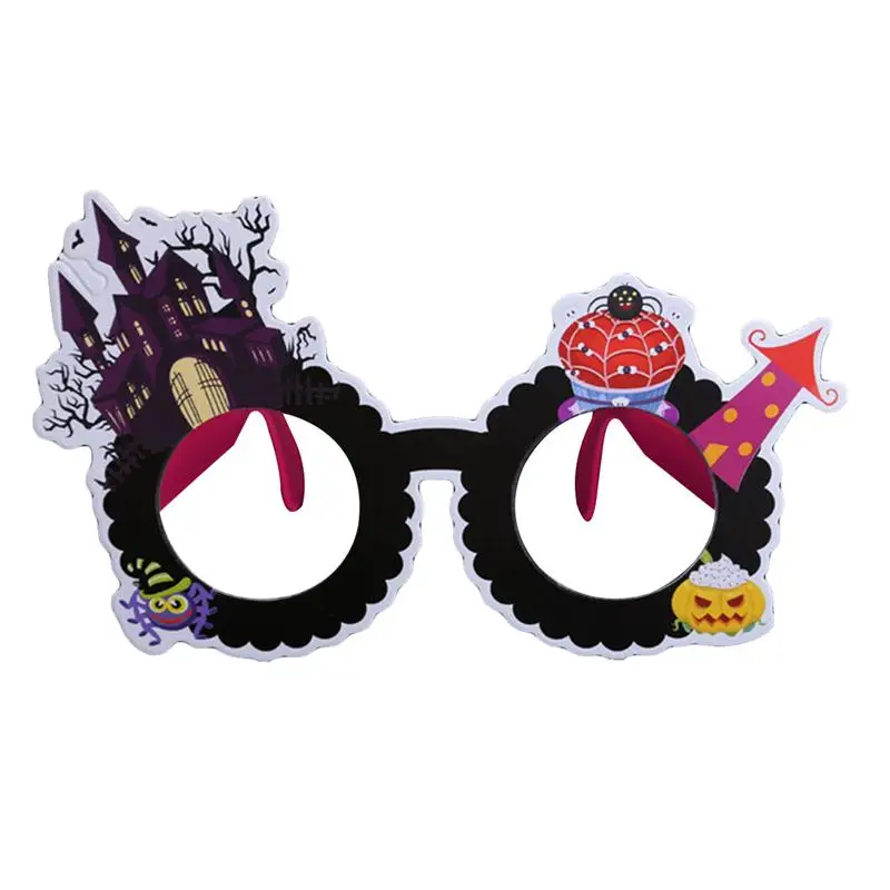 8 шт забавные очки мультфильм Хэллоуин костюм вечерние украшения косплей реквизит