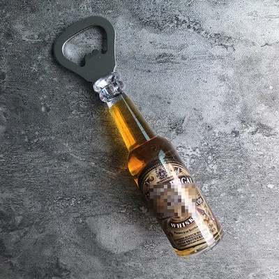 Creative Simulation Beer Bottle Opener Multifunctional Magnetic Refrigerator Magnet Bottle Bar Decoration Kitchen Gadgets K