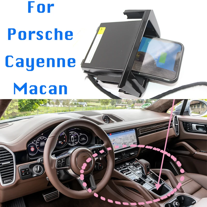 Qi Wireless Charging Phone Holder Qi Wireless Charger For Porsche